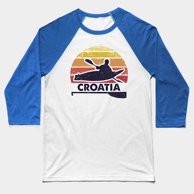 Croatia kayaking gift Baseball T-Shirt by SerenityByAlex